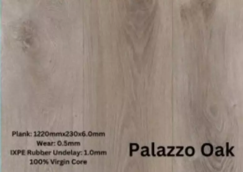 Palazzo Oak vinyl flooring sample